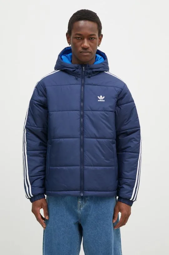 adidas Originals reversible jacket Adicolor Reversible Jacket men's navy blue color JD9073