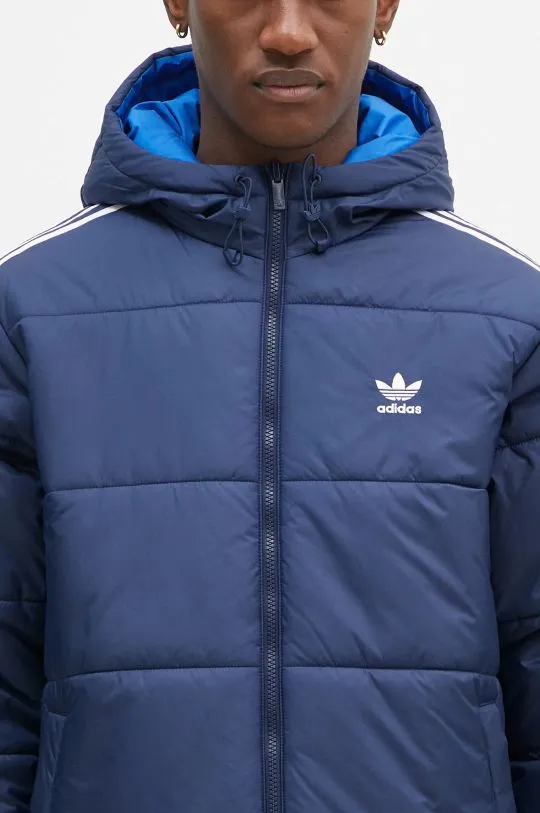 adidas Originals reversible jacket Adicolor Reversible Jacket men's navy blue color JD9073