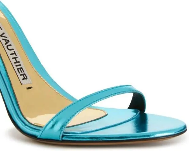 Alexandre Vauthier 105mm crystal-embellished sandals Blue