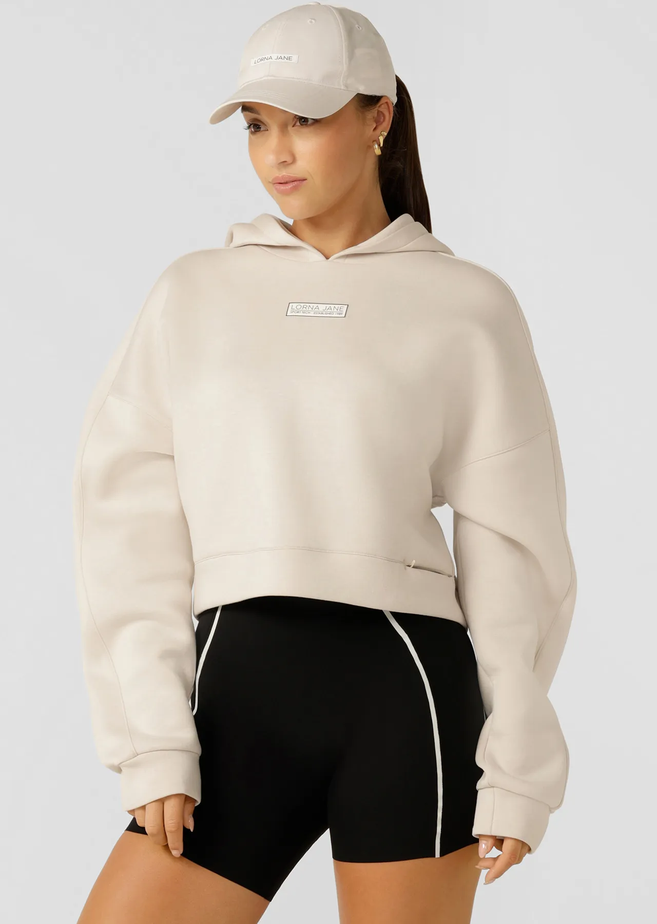 All Hours Secret Pocket Cropped Hoodie | Jackets, Hoodies and Sweats | Lorna Jane New Zealand