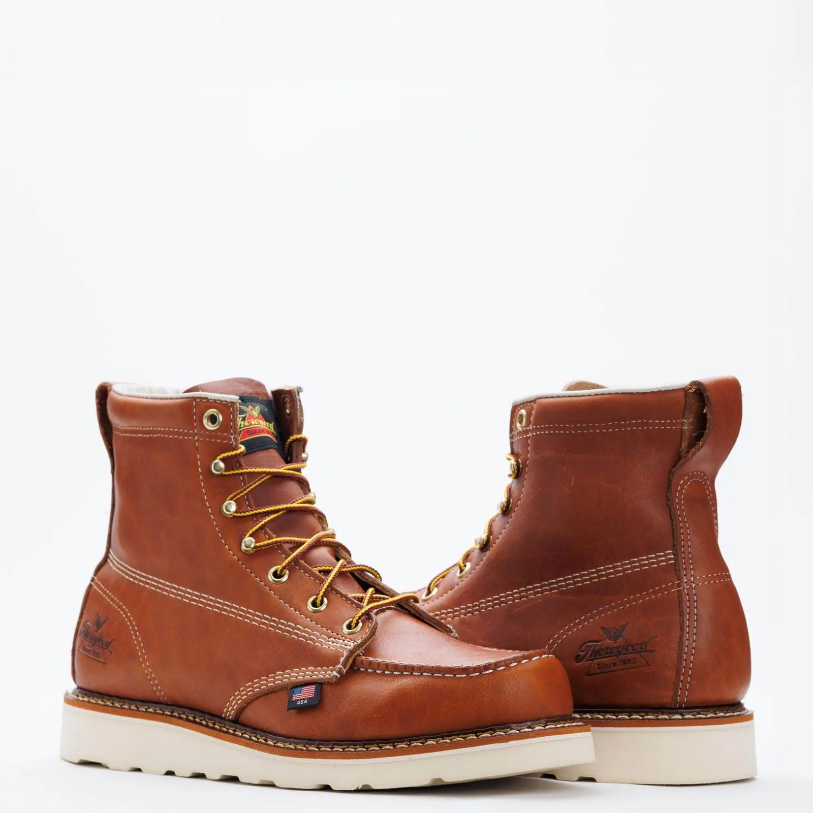 American Heritage - 6 Tobacco Moc Toe - MAXwear Wedge (Soft Toe)