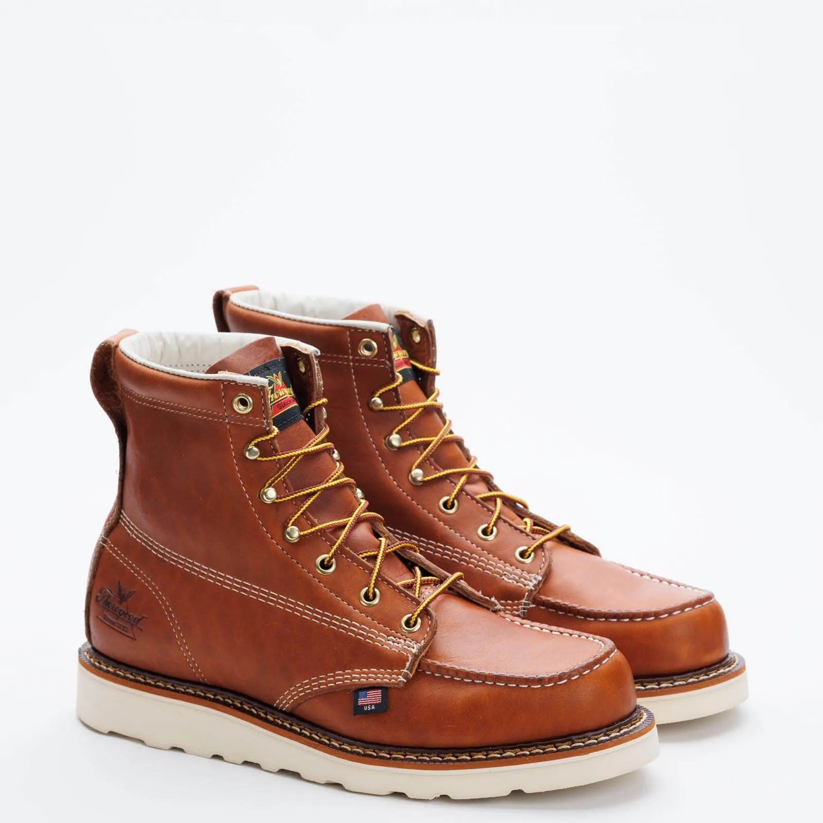 American Heritage - 6 Tobacco Moc Toe - MAXwear Wedge (Soft Toe)