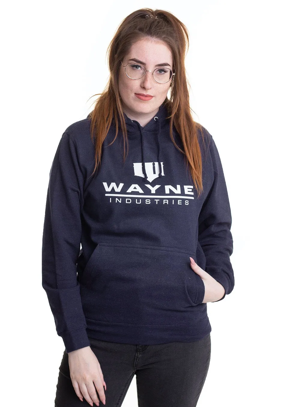 Batman - Wayne Industries Logo Navy - Hoodie