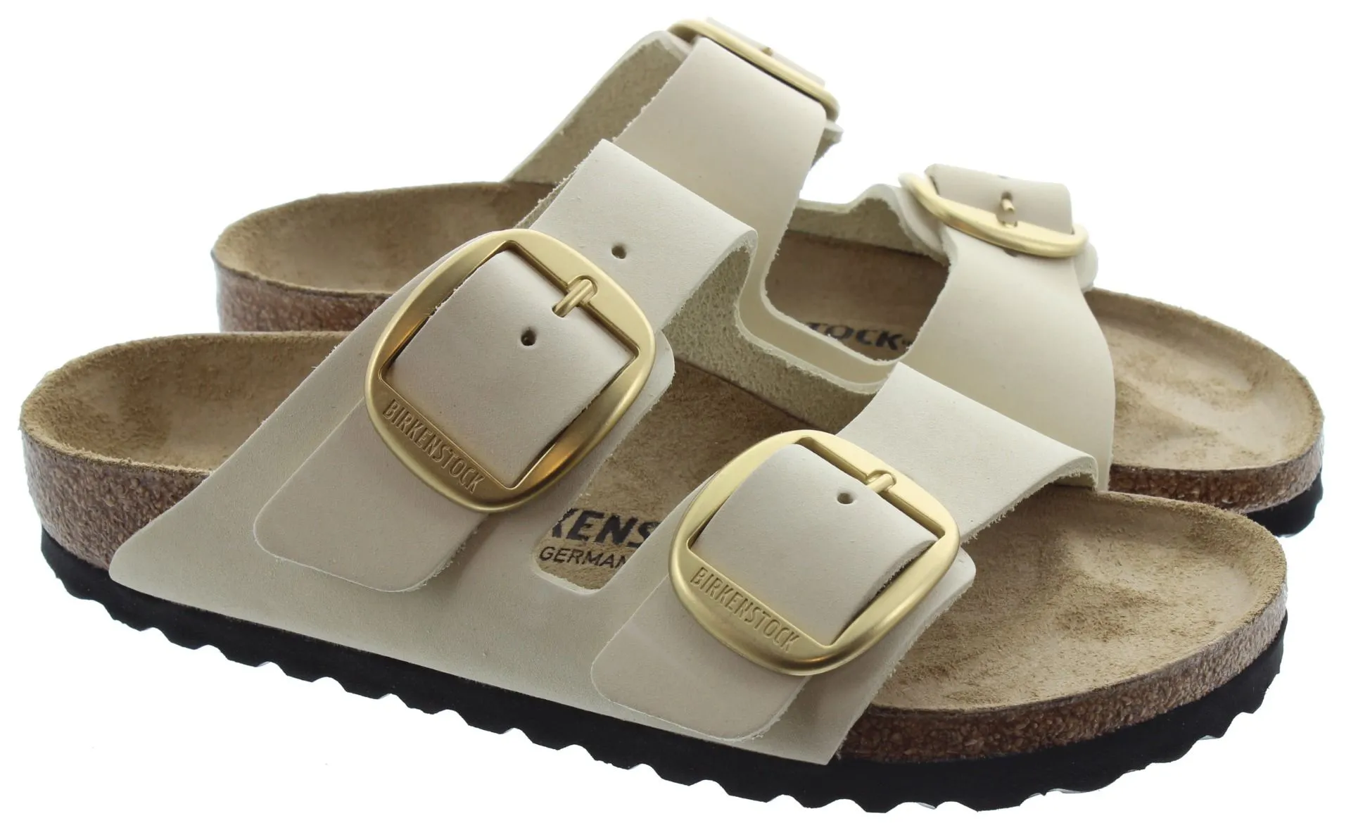 BIRKENSTOCK Ladies Arizona Big Buckle Sandals In Cream