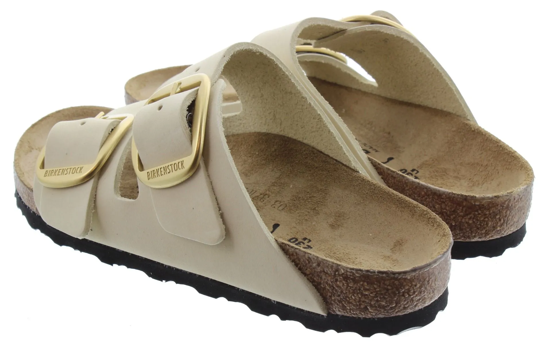 BIRKENSTOCK Ladies Arizona Big Buckle Sandals In Cream