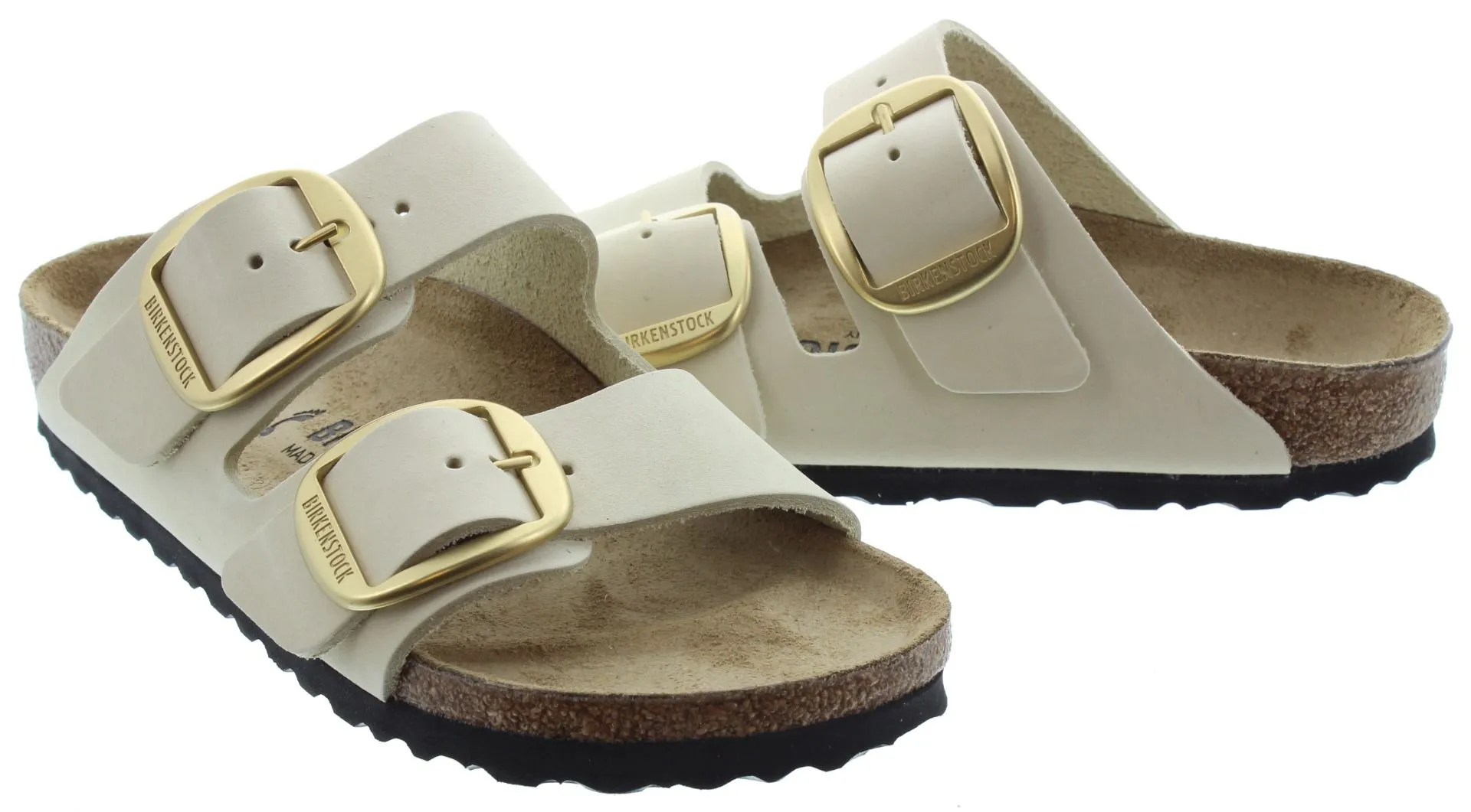 BIRKENSTOCK Ladies Arizona Big Buckle Sandals In Cream