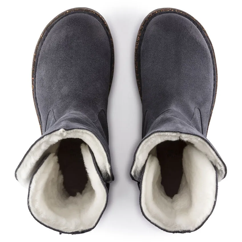 Birkenstock Limited Edition Uppsala graphite suede/natural shearling