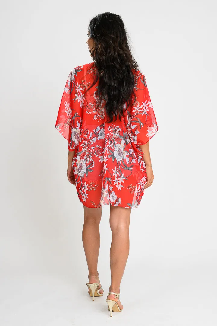 BLOUSE MARIKA ROUGE