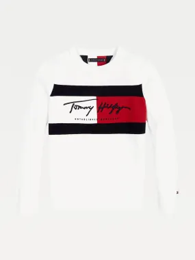 Boys 8-16 Signature Logo Crew Neck Jumper | Sweatshirts & Hoodies | Tommy Hilfiger