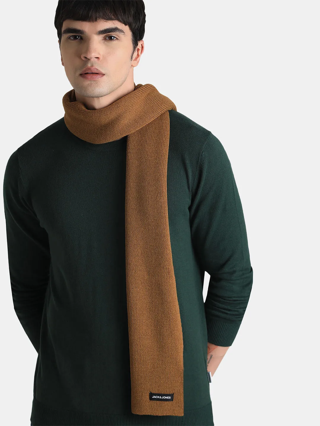 Brown Knitted Scarf