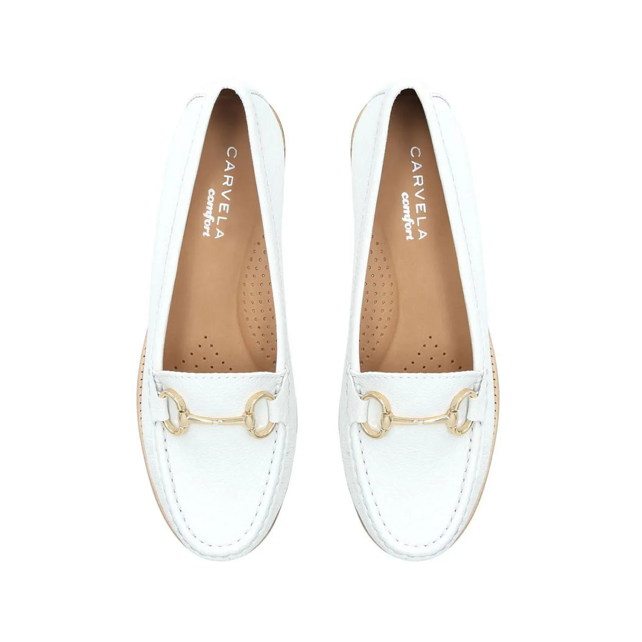 CARVELA COMFORT Click 2 Loafers - WHITE