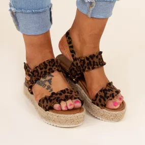 Catch The Show Sandals, New Leopard