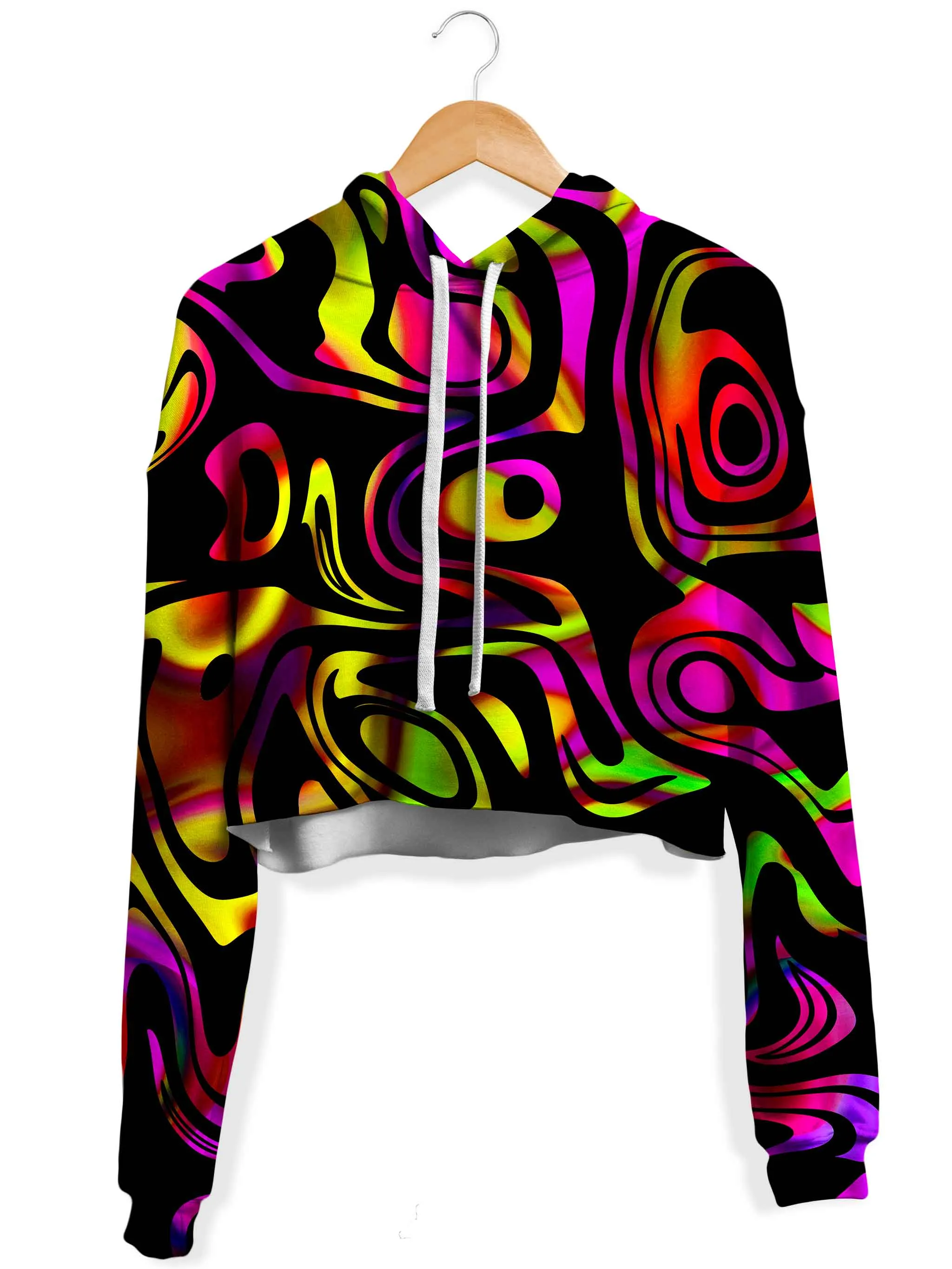 Color Evolution Crop Hoodie and Leggings Combo