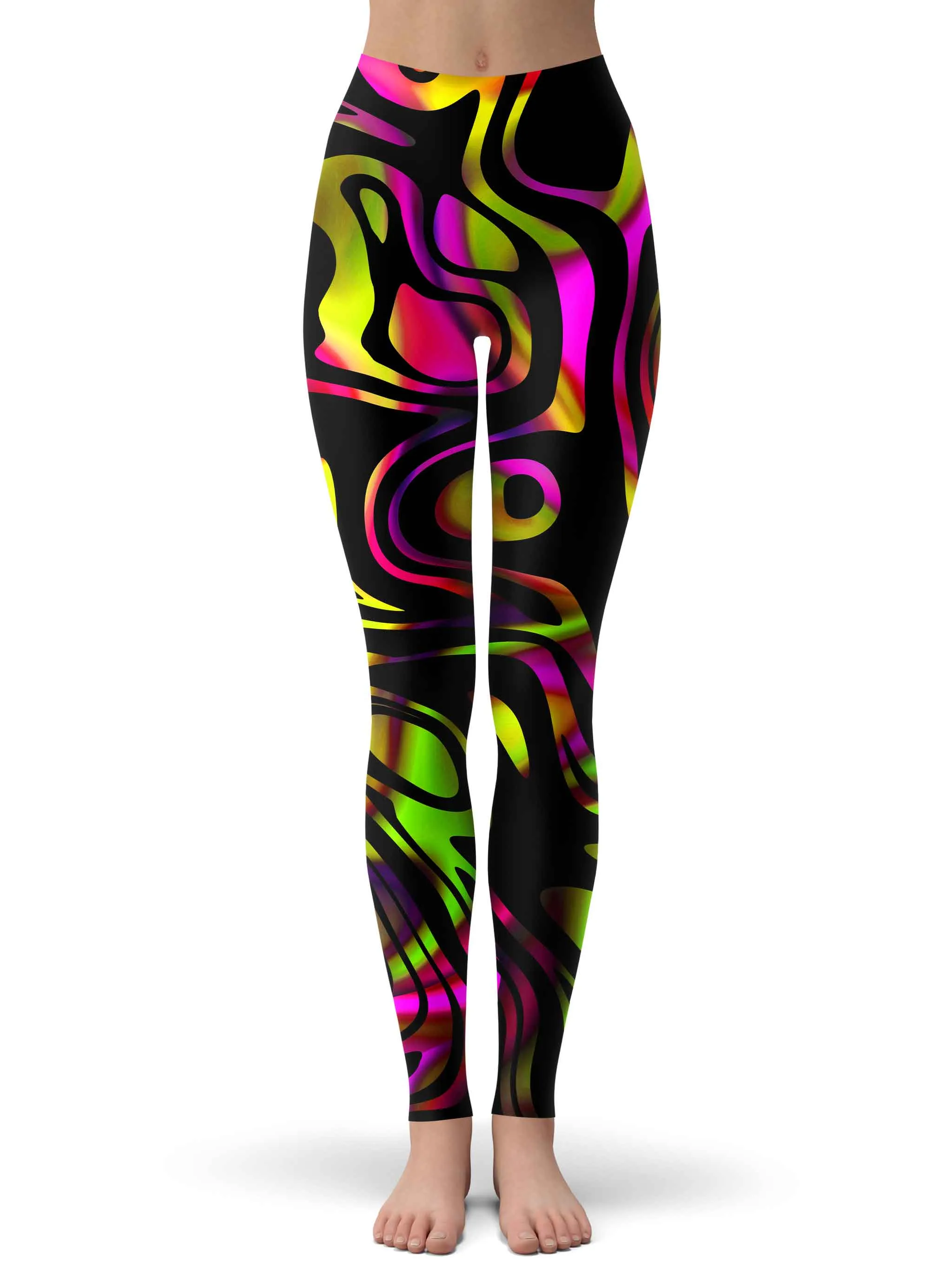 Color Evolution Crop Hoodie and Leggings Combo