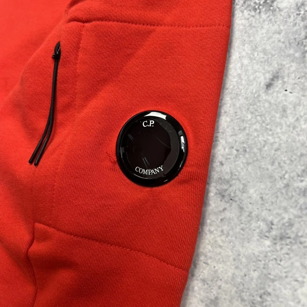 CP company red pullover hoodie