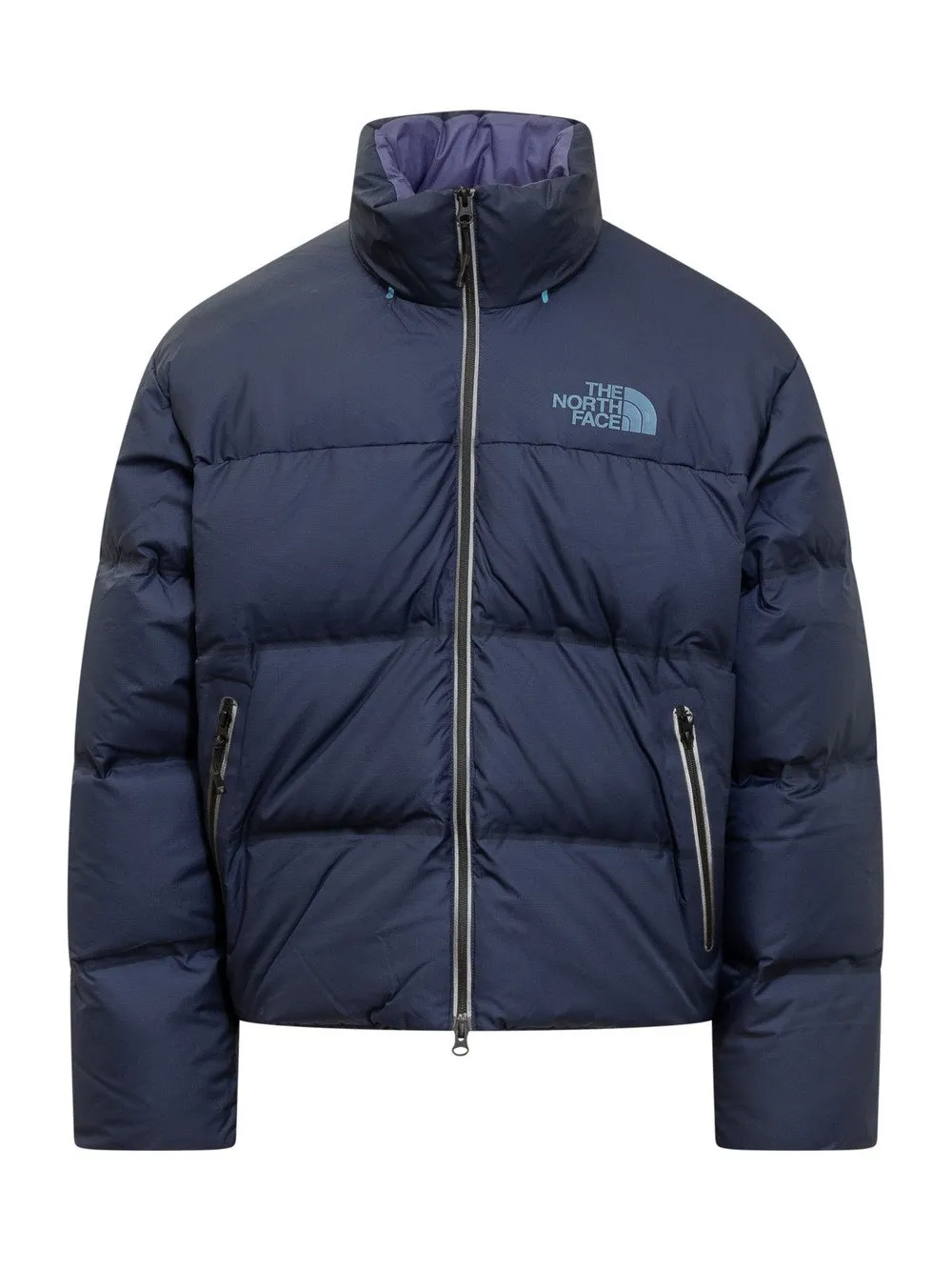 Down Jacket with Logo