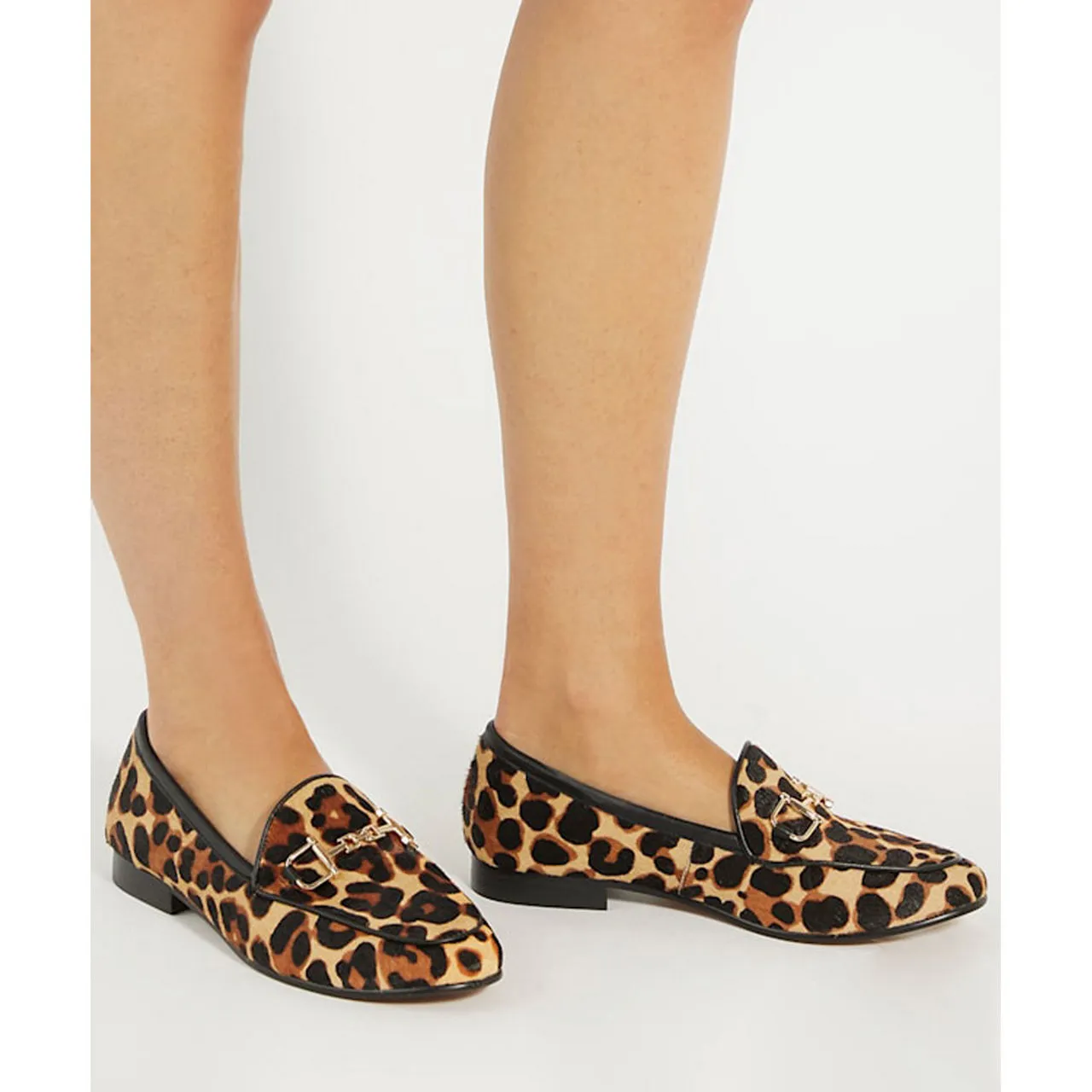 DUNE LONDON Glair Leopard Loafers - Multi