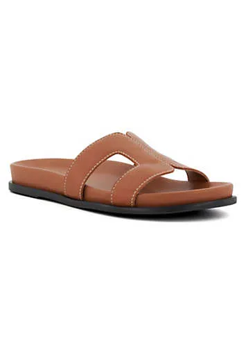 Dune London Loupa Footbed Flat Sandals | Grattan