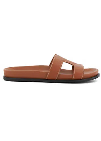 Dune London Loupa Footbed Flat Sandals | Grattan