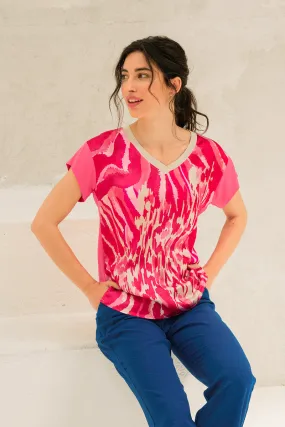 Fuchsia Blouse