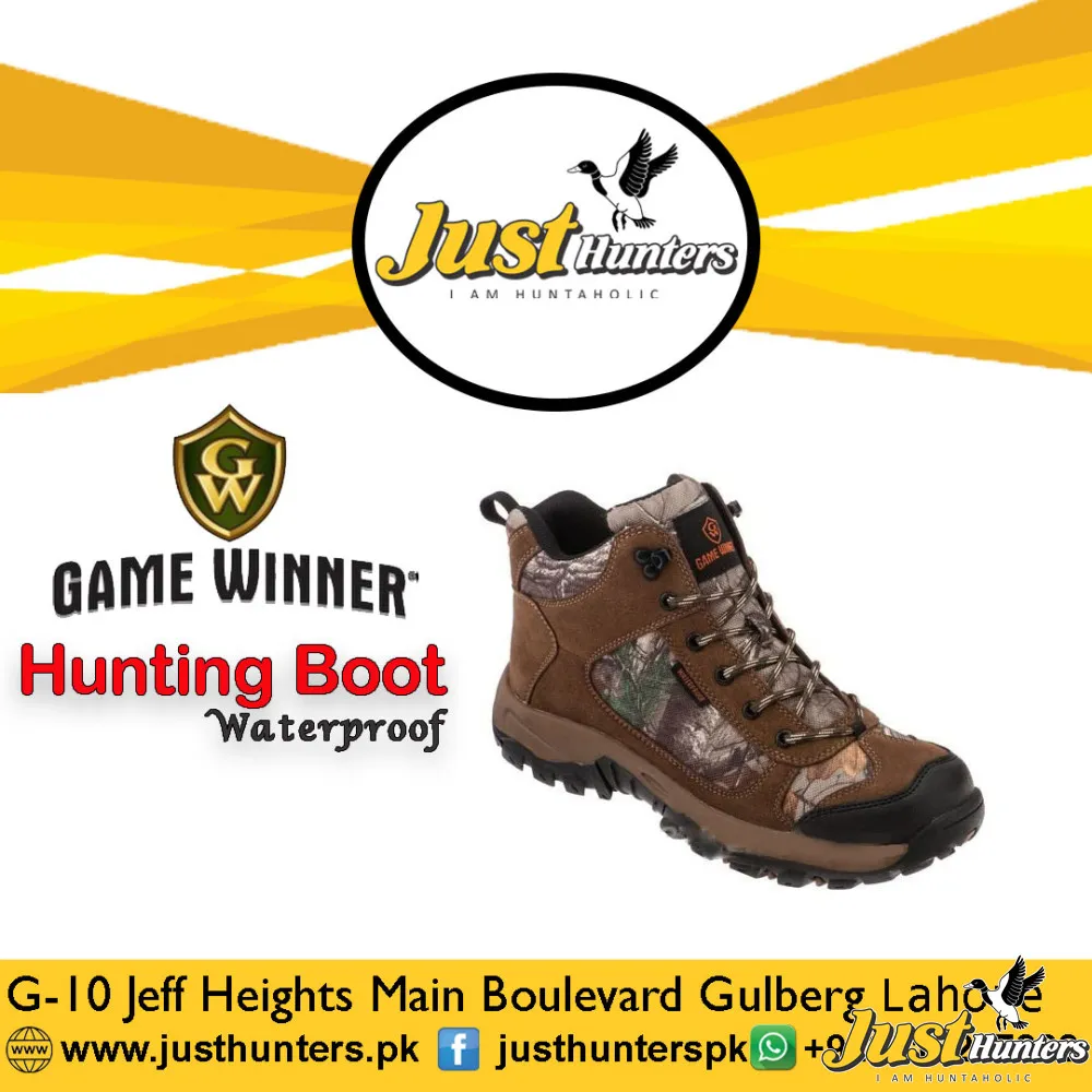 Game Winner Waterproof Realtree Camo Run N Gun IV Hunting Boots