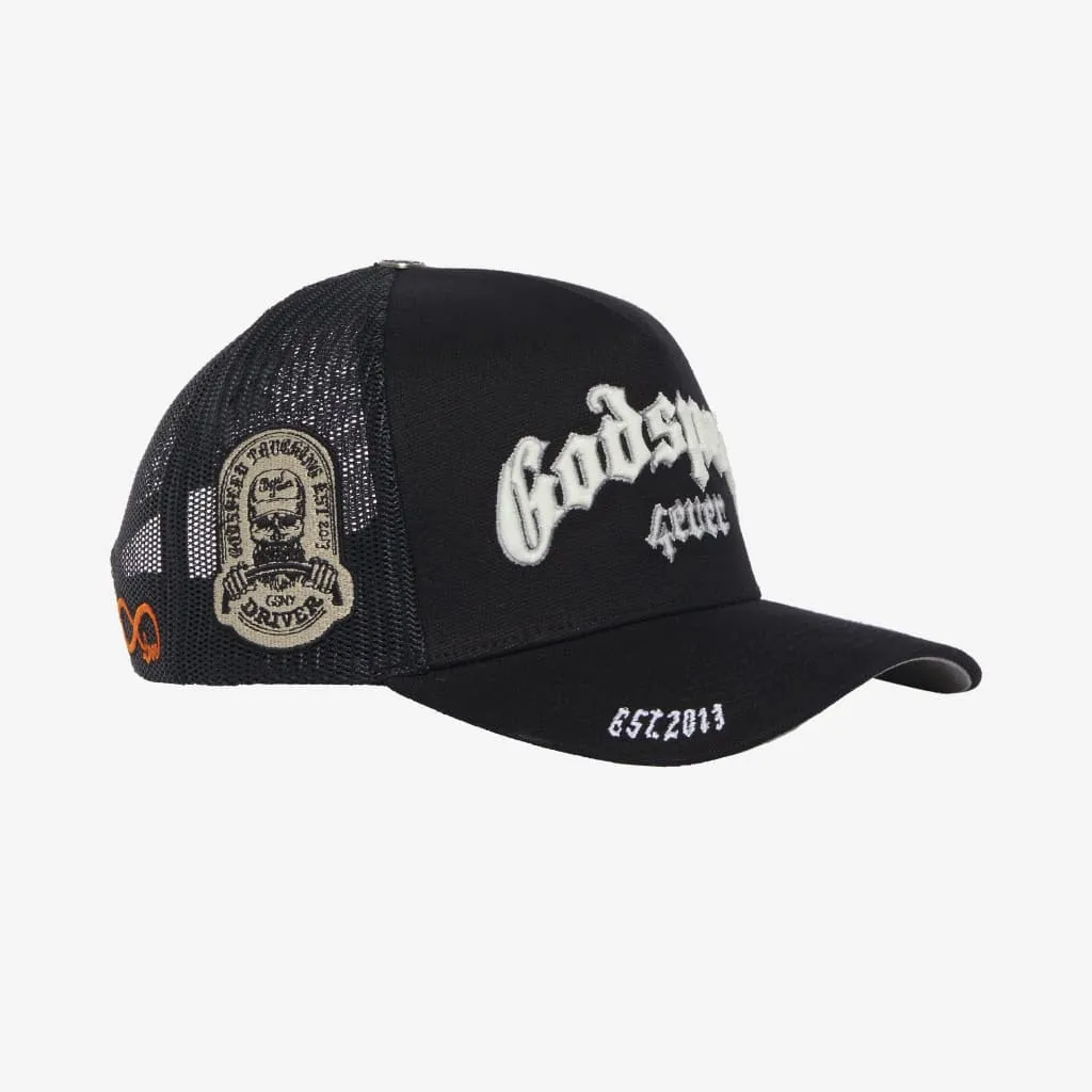 GodSpeed - Forever Trucker Hat - Black