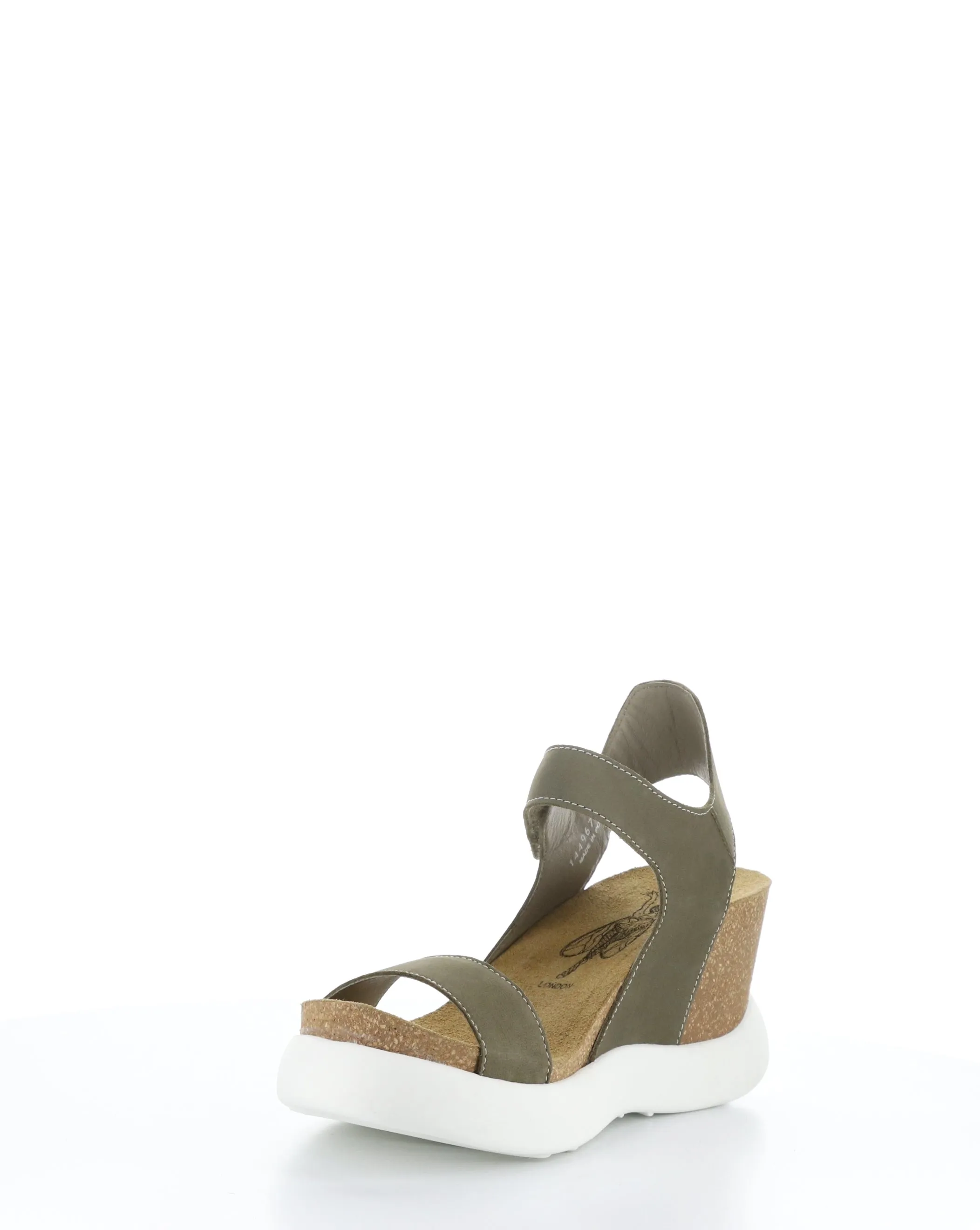 GOGO967FLY 002 KHAKI Velcro Sandals