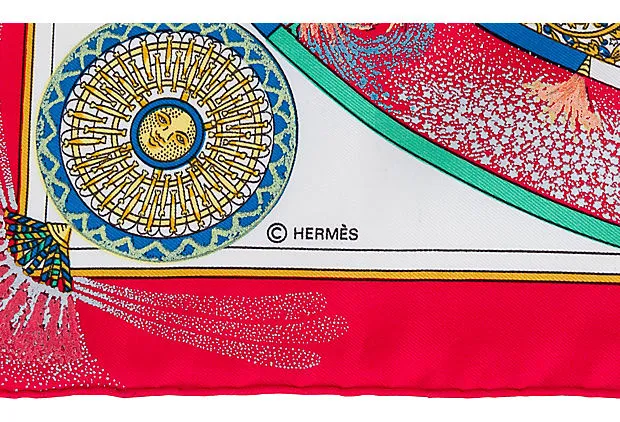 Hermès Feux d'Artifice Pochette Scarf