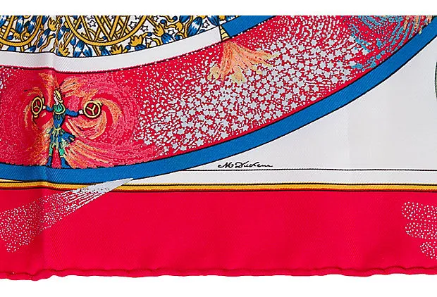 Hermès Feux d'Artifice Pochette Scarf