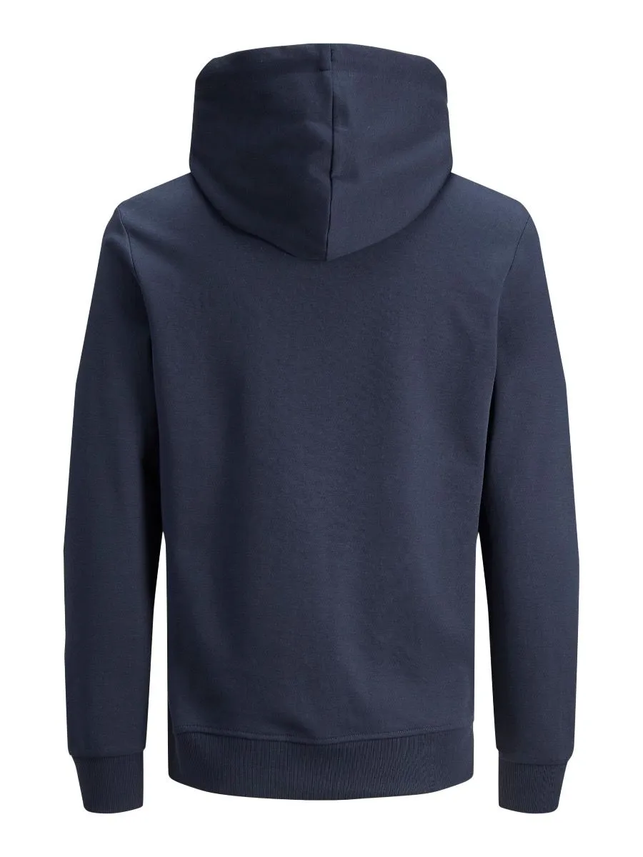 Jack & Jones Basic Plain Hooded Sweatshirts Navy Blazer