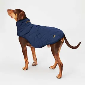 Joules Navy Quilted Dog Coat | Kaleidoscope