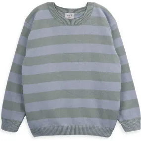 Knot Neo Stripes knitted sweater for boy in organic cotton