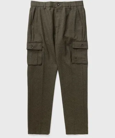 Les Deux Les deux como reg wool cargo suit pants