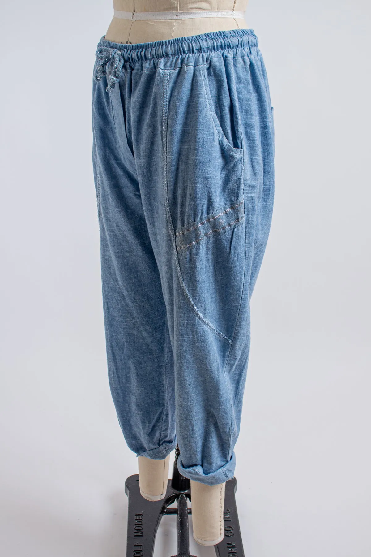 Light Denim Pants