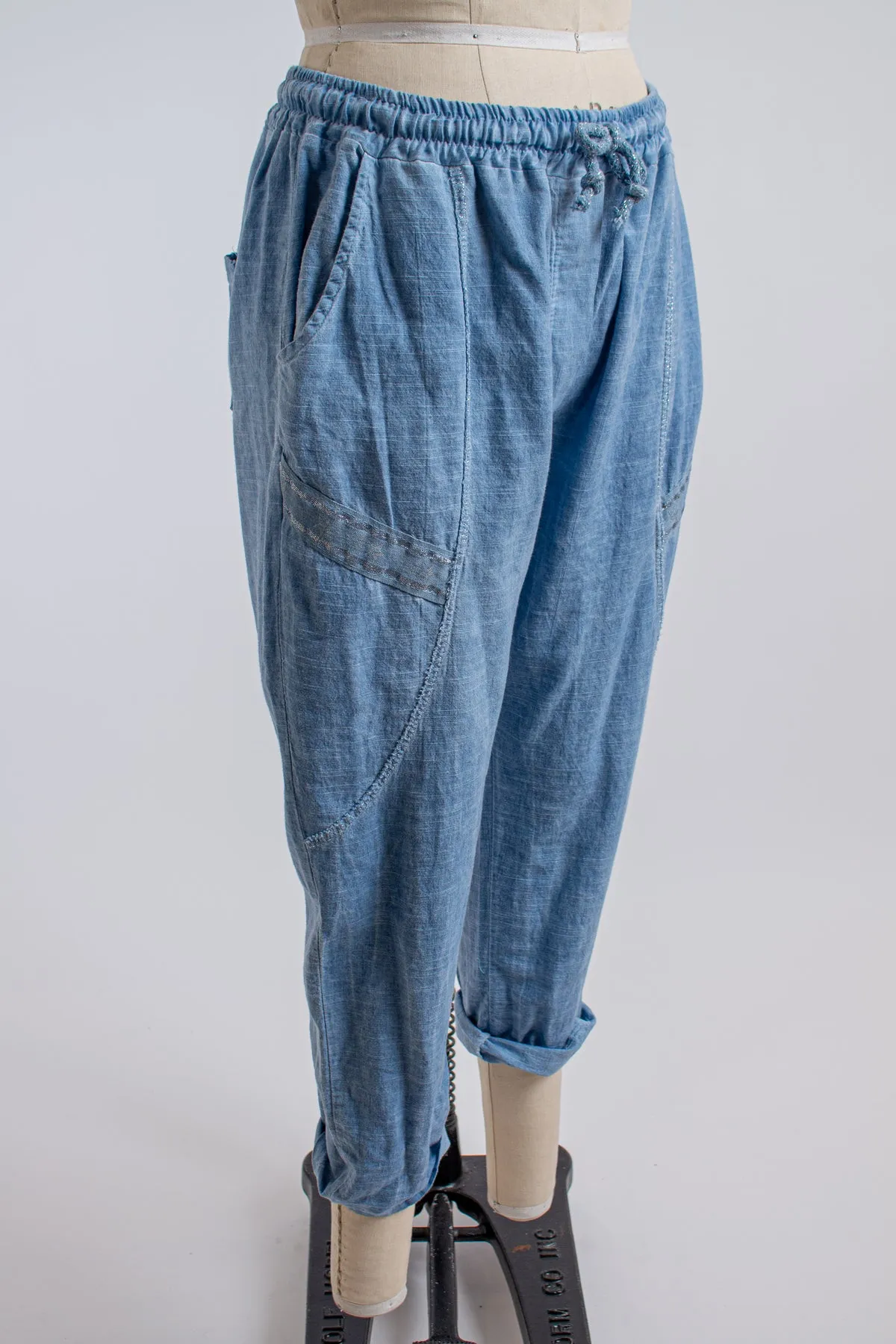 Light Denim Pants