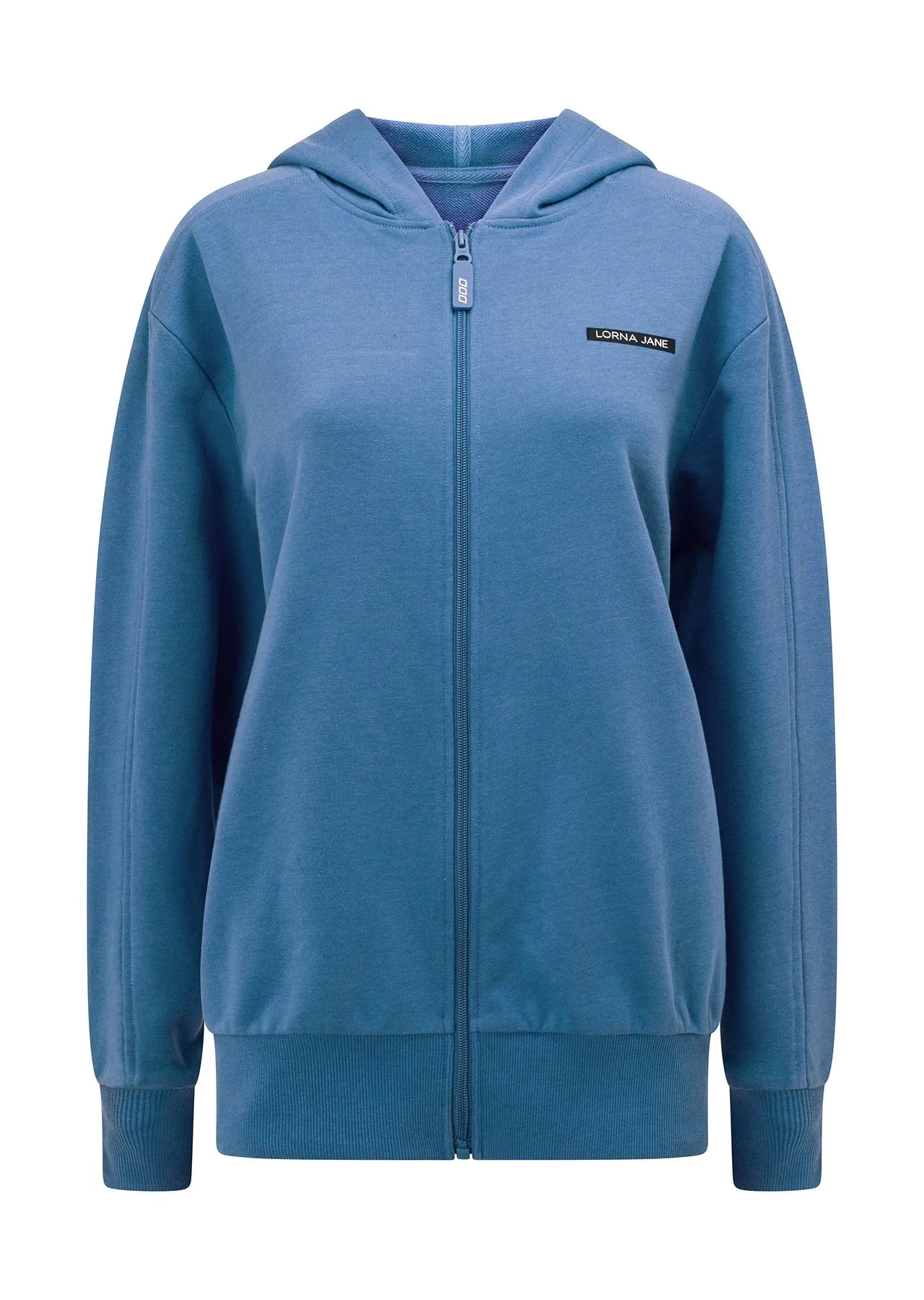 LJ Athletic Terry Zip Thru Hoodie | Blue | Jackets, Hoodies and Sweats | Lorna Jane Australia