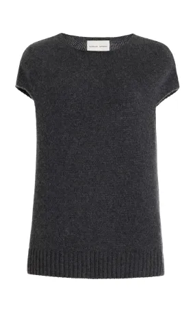 Loulou Studio Nereus Cap-Sleeve Knit Cashmere Sweater