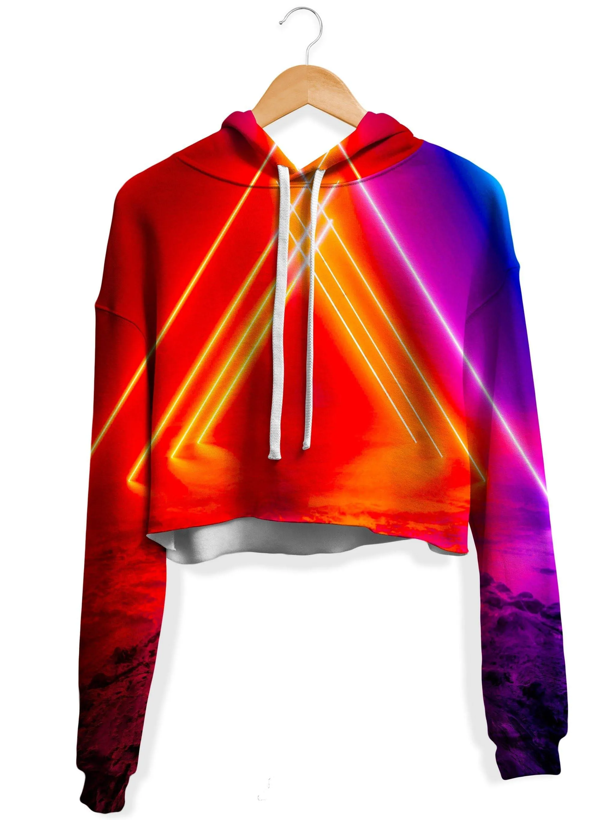 Luminous Entry Fleece Crop Hoodie