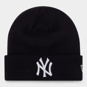 NEW ERA New York Yankees Logo Beanie Hat - NvyWht