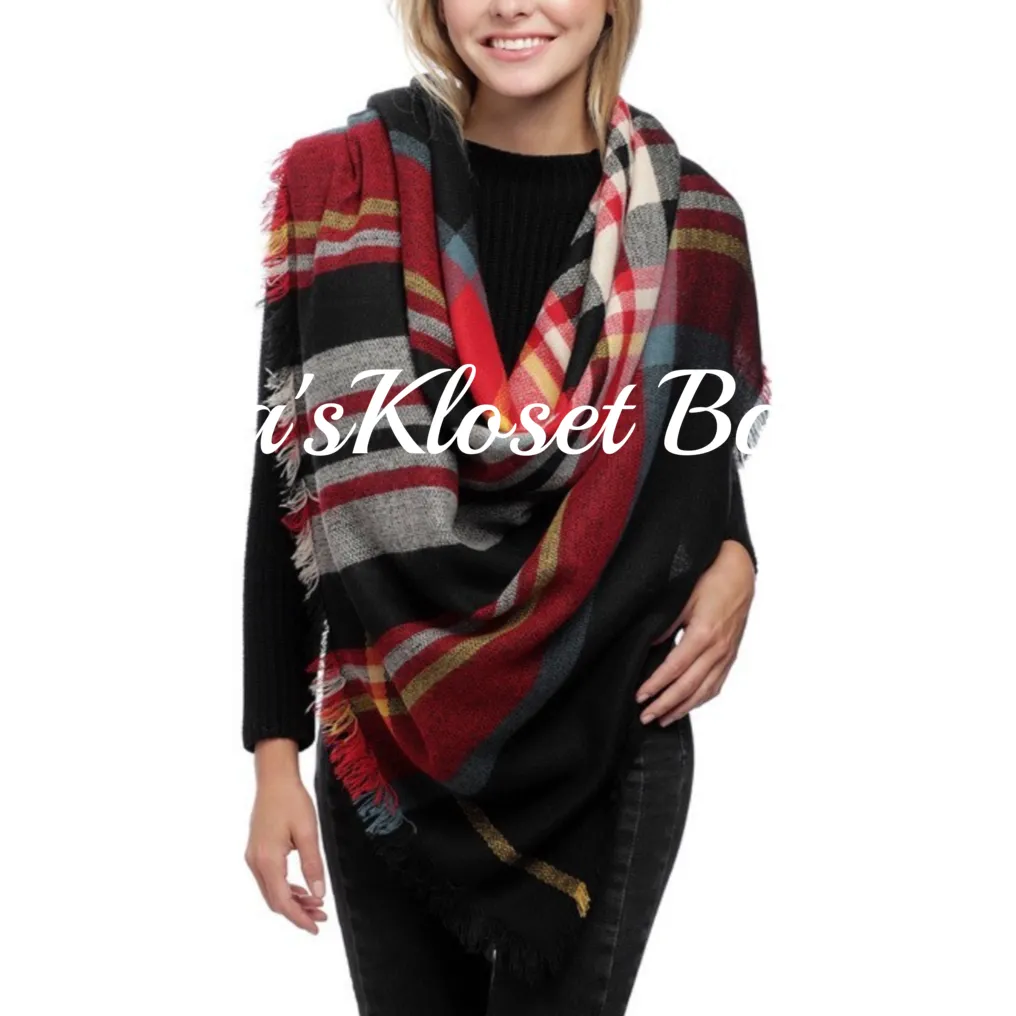 OVERSIZED BLANKET SCARF