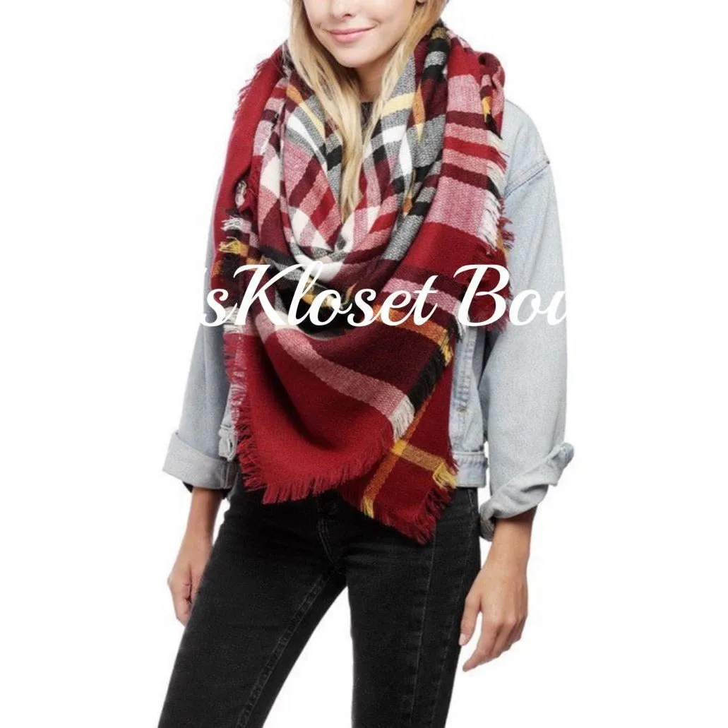 OVERSIZED BLANKET SCARF