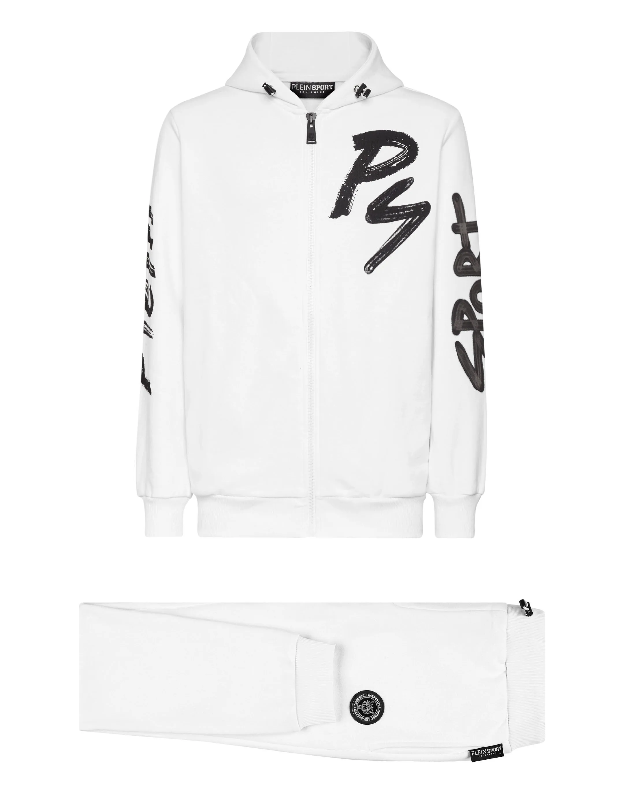 PLEIN SPORT Tracksuit: Hoodie+Jogging pants Stencil Tiger Street Fighter