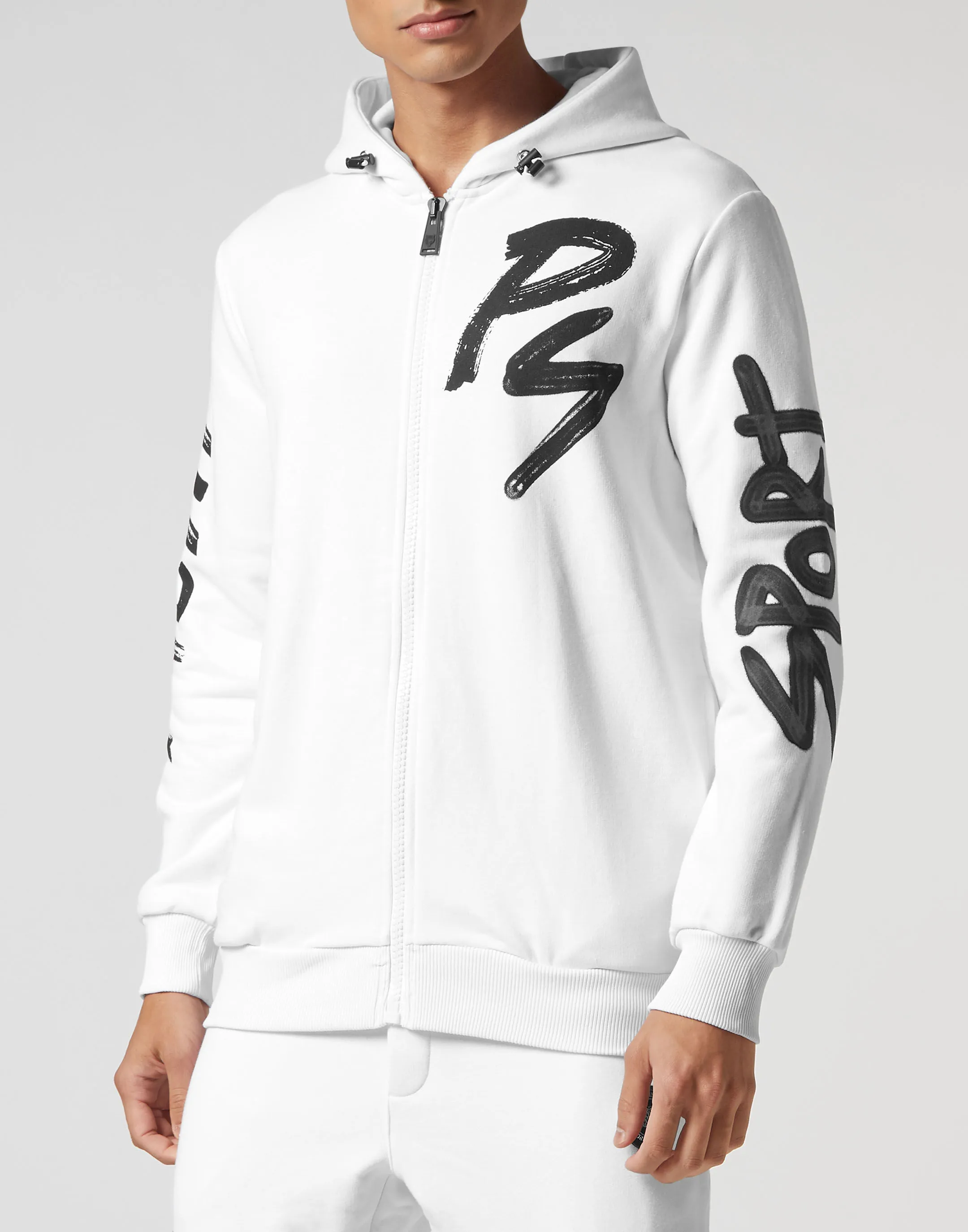 PLEIN SPORT Tracksuit: Hoodie+Jogging pants Stencil Tiger Street Fighter