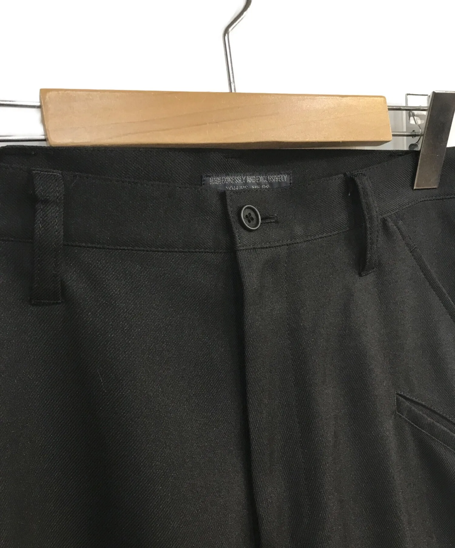 [Pre-owned] REGULATION Yohji Yamamoto Estelle Center Press Pants HW-P50-940 HW-P50-940