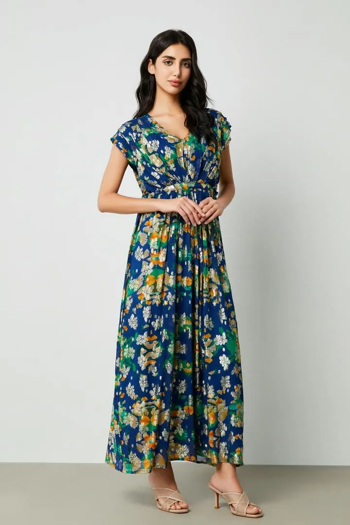 Printed jacquard dress