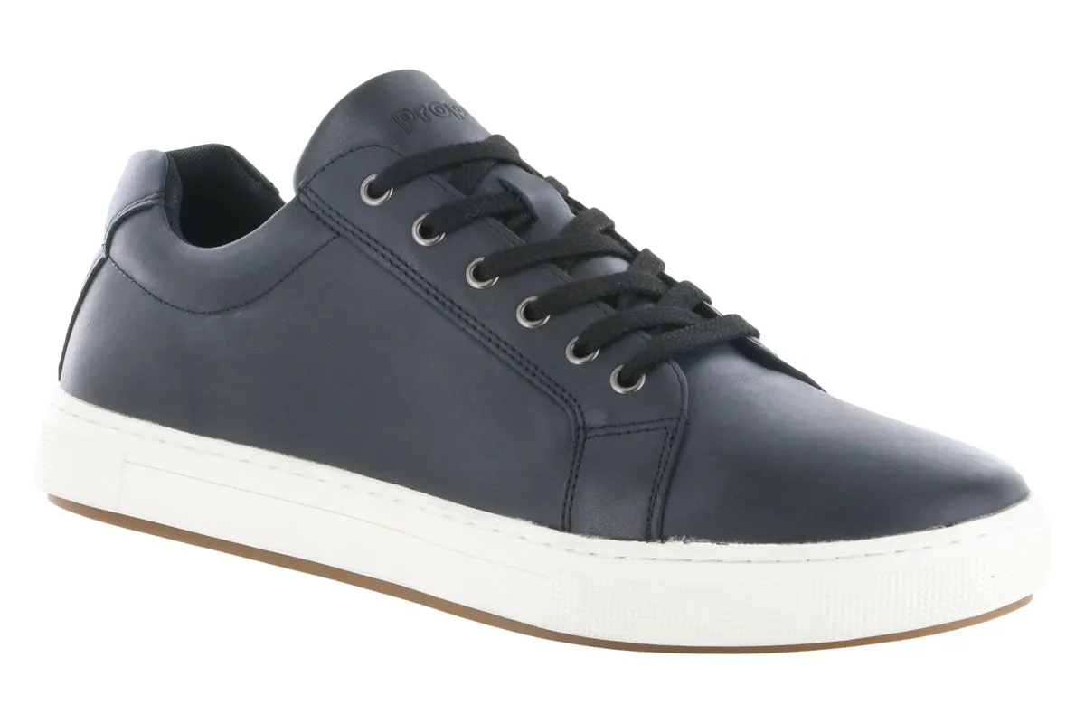 Propet Koda Leather Sneaker Black