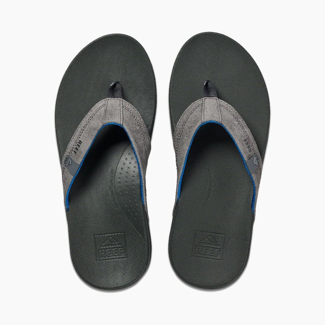 Reef Men's Cushion Spring Sandals in Grey/Blue