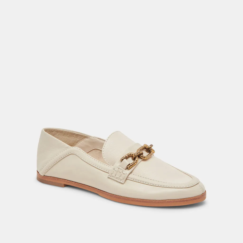 REIGN FLATS IVORY LEATHER– Dolce Vita 6866438324290