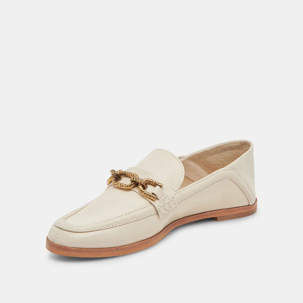 REIGN FLATS IVORY LEATHER– Dolce Vita 6866438324290