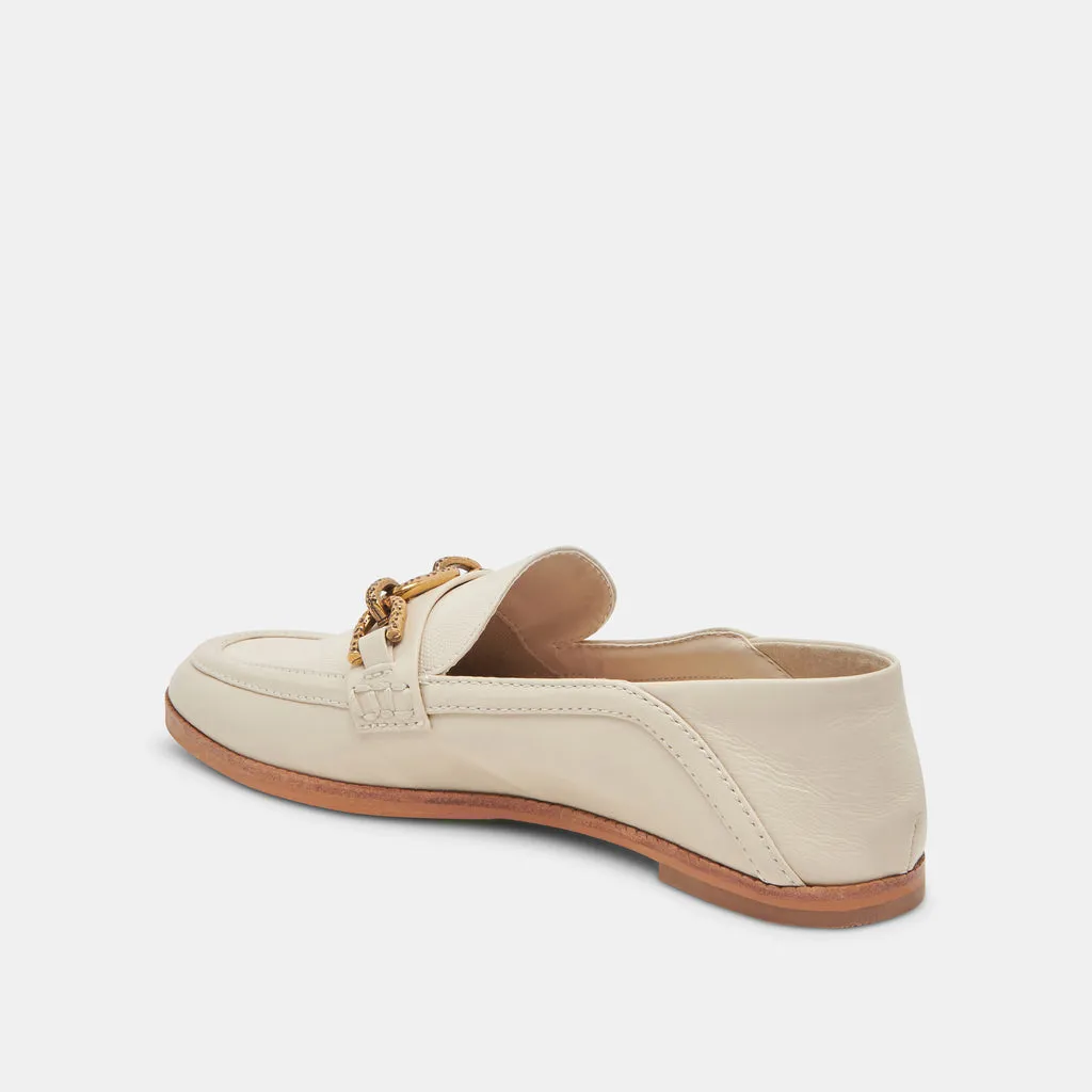 REIGN FLATS IVORY LEATHER– Dolce Vita 6866438324290